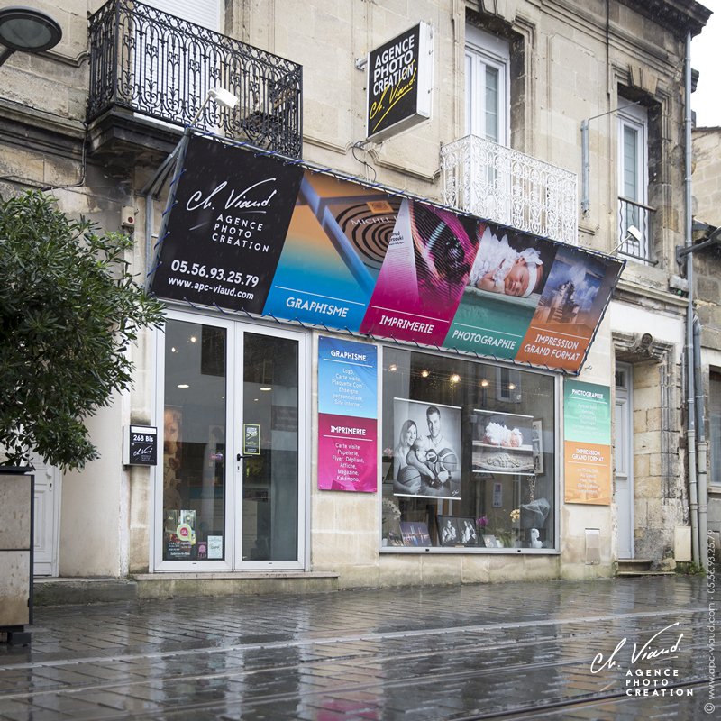 Vitrine de la boutique